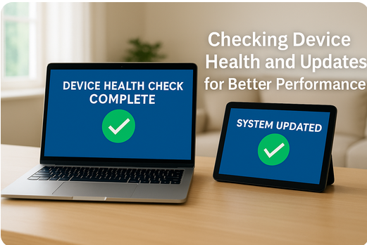 Checking Device Health and Updates for Better Performance – Sunshine Coast