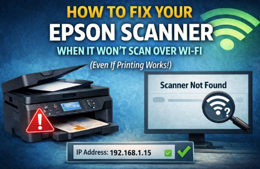 How to Fix Your Epson Scanner When It Won't Scan Over Wi-Fi